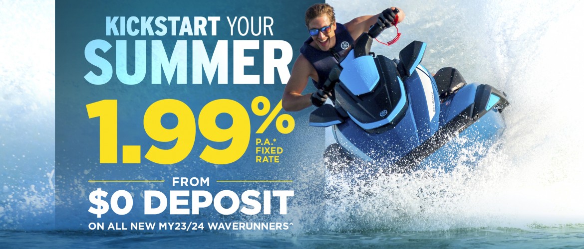 Kickstart Your Summer, 1.99% Finance On Selected Yamaha WaveRunners | REDHOT Marine