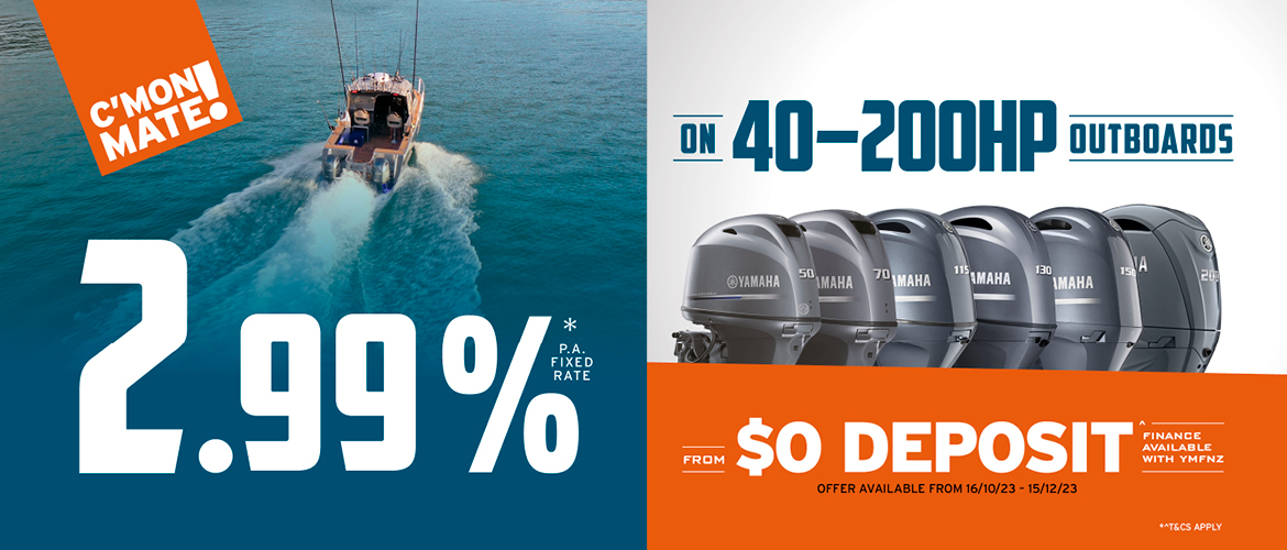 2.99% Finance on 40 - 200HP Outboards | REDHOT Marine