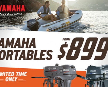 Save on Yamaha Portable Outboards | REDHOT Marine